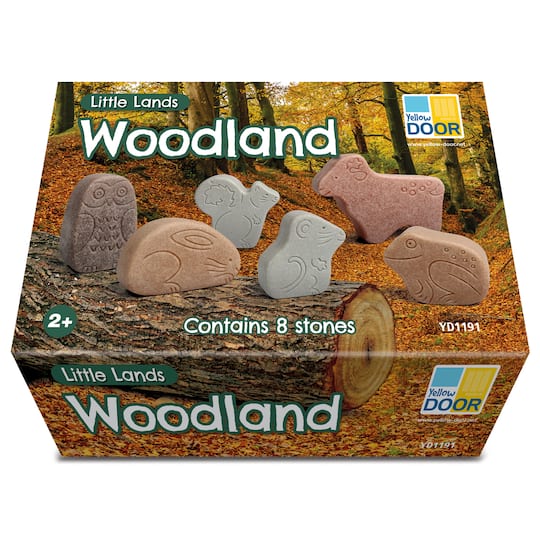 Yellow Door Little Lands Woodland Stone Figure Play Set